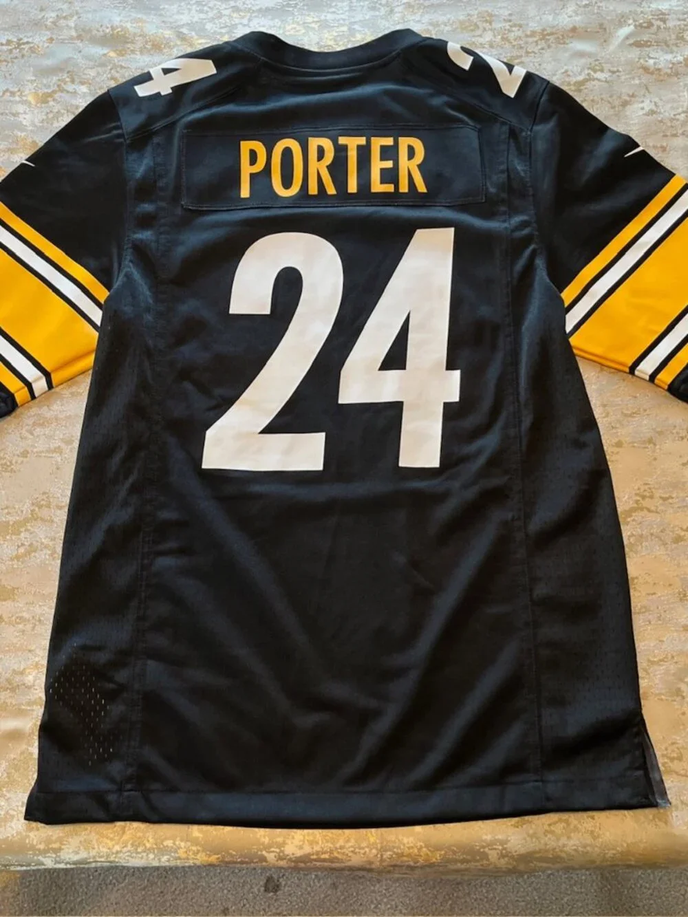 Nike Pittsburgh Steelers Joey Porter #24 Jersey Mens Small Black NFL Football
